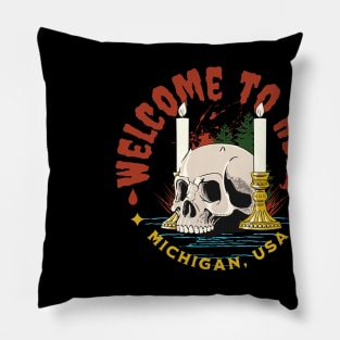 Welcome to Hell, Michigan Pillow