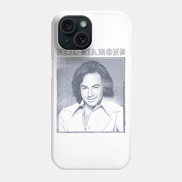 Neil Diamond // Vintage Style Fan Design Phone Case by DankFutura