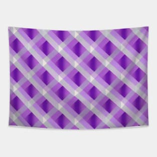 PURPLE DIAMOND DESIGN, DIAMOND PATTERN Tapestry