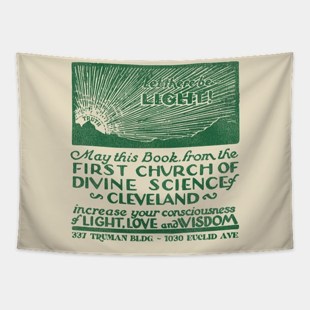 Vintage First Church of Divine Science Cleveland Tapestry by darklordpug