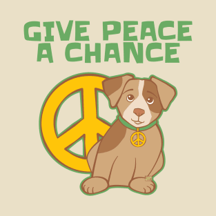 Give Peace a Chance Dog T-Shirt