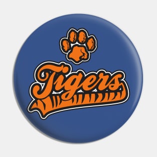 Tigers Team Logo Pin