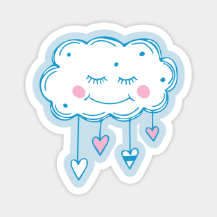 Sleepy little cloud Magnet