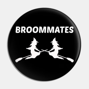 Broommates Funny Halloween Special Pin