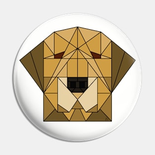 Labrador - Geometric Abstract Pin