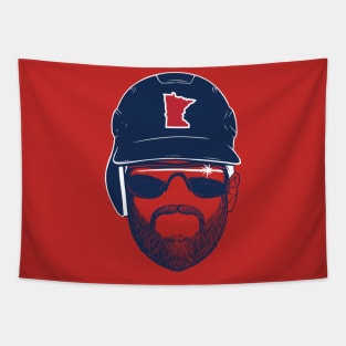 MN Baseball Beard Tapestry