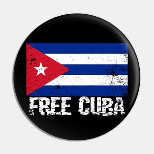 Free Cuba Pin