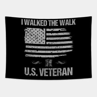 I Walked The Walk U.S Veteran Tapestry