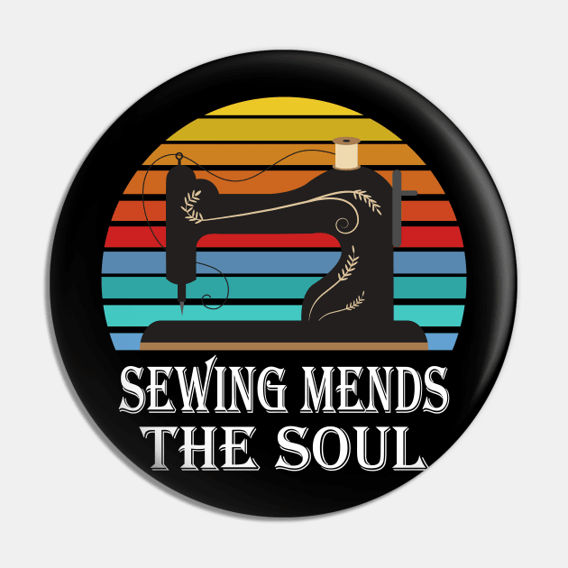 Sewing mends the Soul-Christmas 2023 Pin by Work Memes