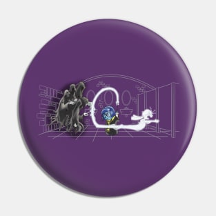 Sadness vs. the Dementors Pin