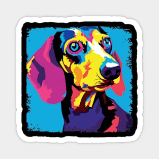 Dachshund Pop Art - Dog Lover Gifts Magnet