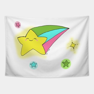 Make your wish on a shooting star Tapestry