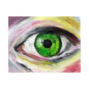 Green Eye Painting T-Shirt