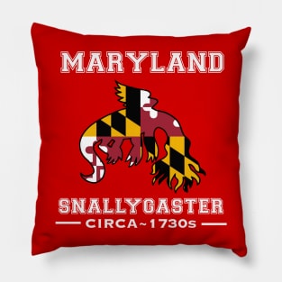 Maryland Cryptid Snallygaster Pillow