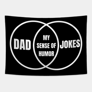 Dad jokes venn diagram Tapestry