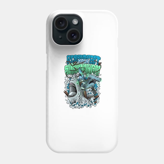 Disrespect your Surroundings Phone Case by mattleckie