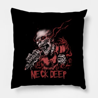 neck deep Pillow