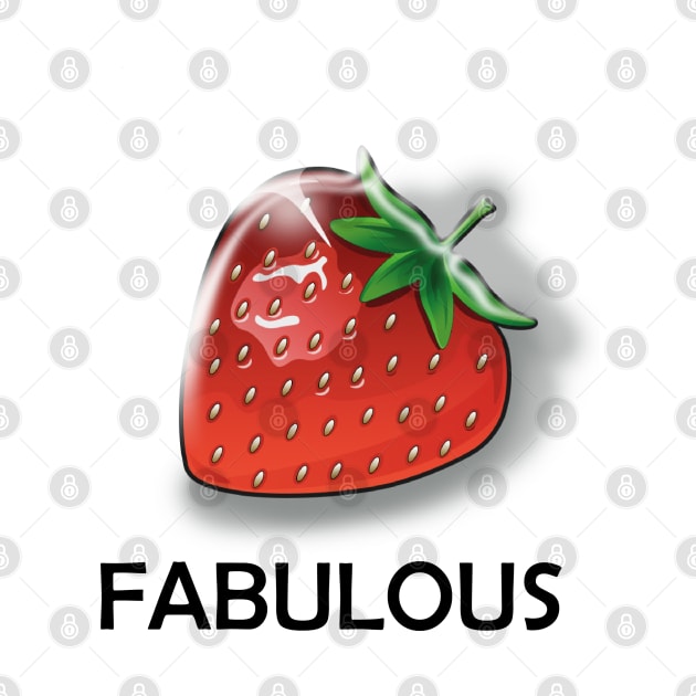 Fabulous strawberry by Karroart