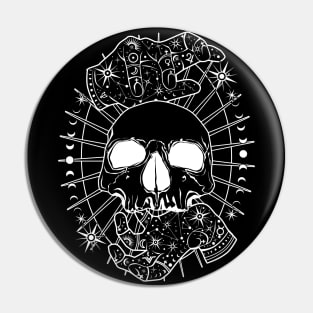 Secret of the Onyx Skull Pin