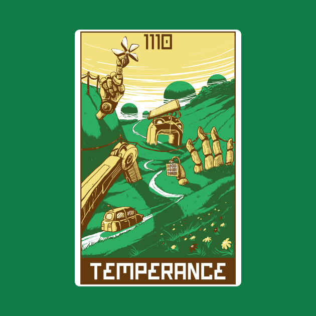 Robo Tarot: Temperance by PeterTheHague