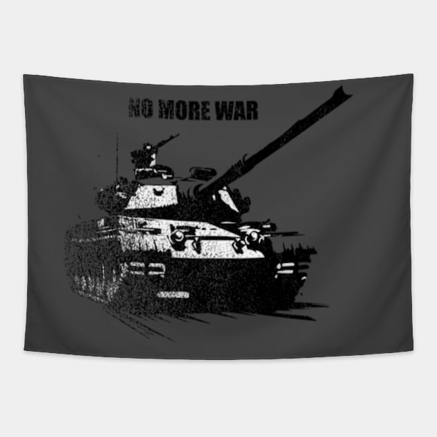 Grunge 'No More War' Anti War Tapestry by Gallery XXII