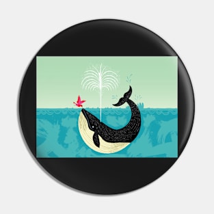 The Bird and The Whale Pin