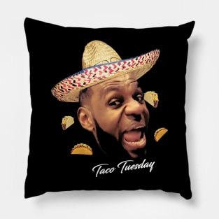 LeBron James Taco Tuesday 2 Pillow