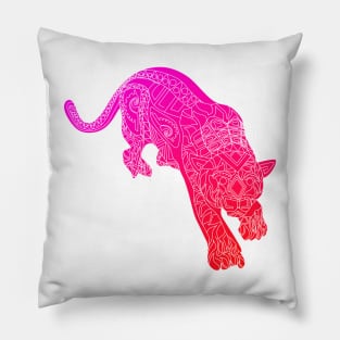 tiger ecopop in cute mexican patterns art Pillow