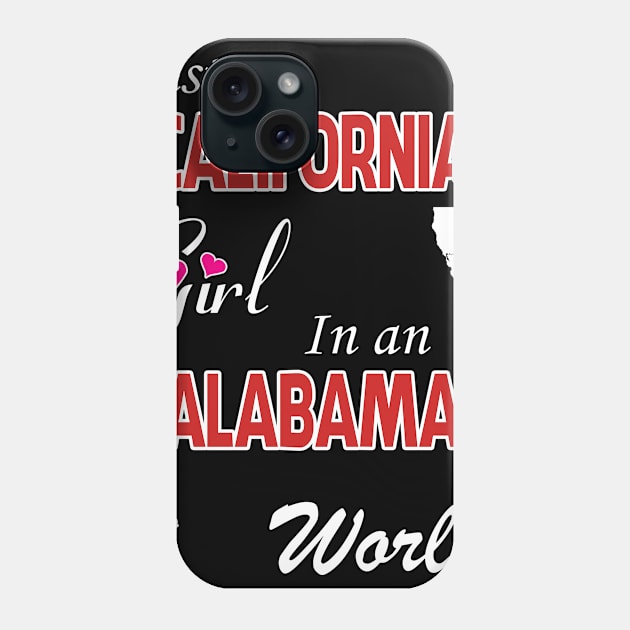 California - Alabama Phone Case by ALEXANDRA PIVOVAROVA |