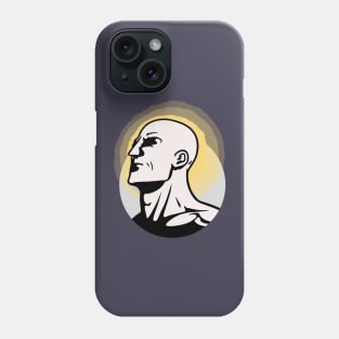 Bald Man || Vector Art Illustrator Phone Case