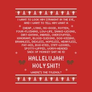 Clark's Christmas Rant Ugly Sweater T-Shirt