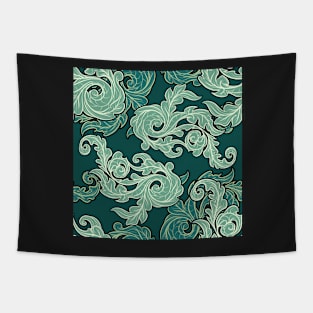 Ornate  leaves pattern Tapestry