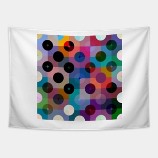 Dots and squares v.2 Tapestry