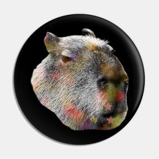 Capybara Disco Pin