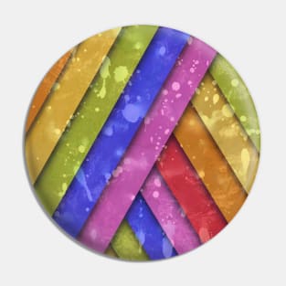 Rainbow color spot on Pin