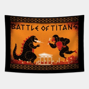 battle of titans Tapestry