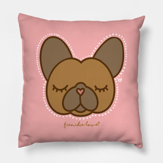 Frenchie dreams Pillow by frenchielove