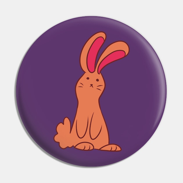 Little Brown Bunny Pin by saradaboru