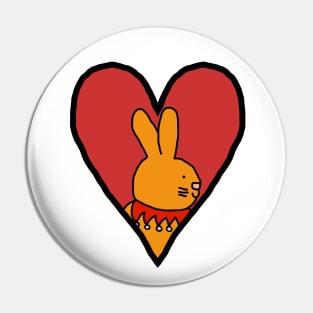 My Easter Bunny Rabbit Love Pin