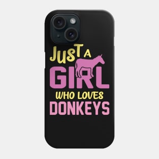 Girl Donkey Phone Case