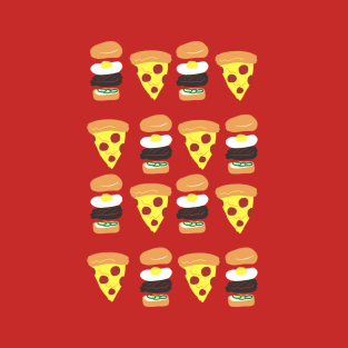 Pizza and Burgers T-Shirt