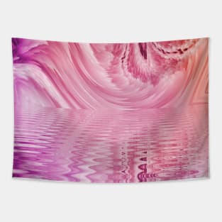 Pink Angel Wings Feather Tapestry