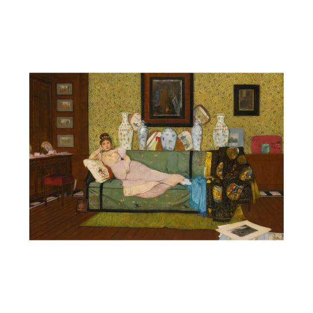 A Reverie, In The Artist's House by John Atkinson Grimshaw by Classic Art Stall