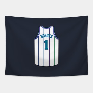 Muggsy Bogues Charlotte Jersey Qiangy Tapestry