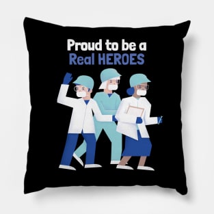 Proud To Be A Real Heroes Pillow