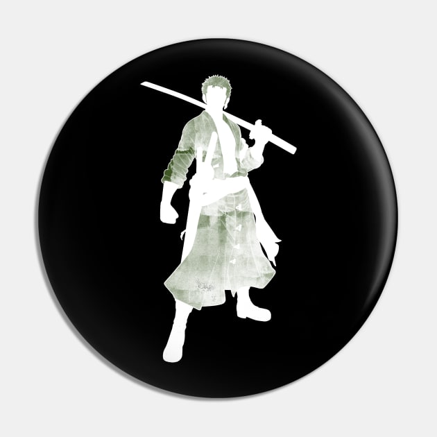 Roronoa Zoro - The Strongest Swordsman Pin by Blinxs