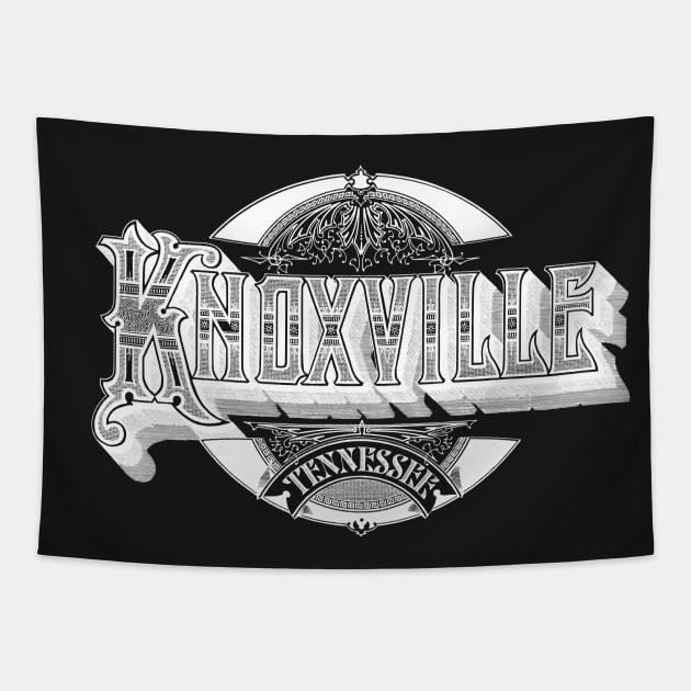 Vintage Knoxville, TN Tapestry by DonDota