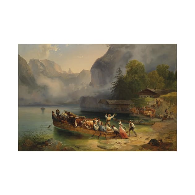 Königssee - Friedrich Gauermann by themasters