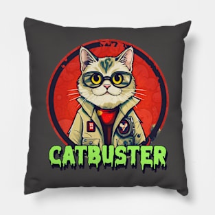 Cat Busters Funny Cats Pillow