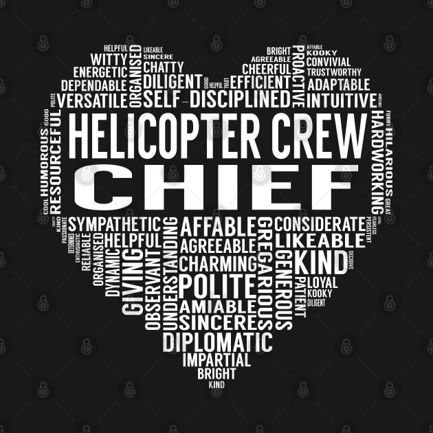 Helicopter Crew Chief Heart by LotusTee